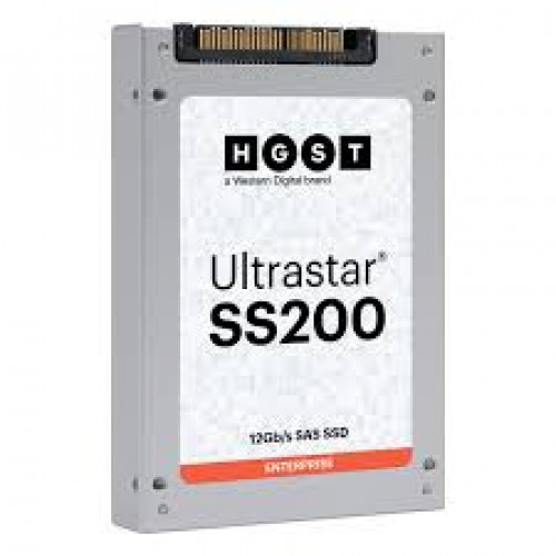 0TS1404 SSD Накопичувач HGST 3840GB UltraStar SS200 SAS 15.0MM MLC Ri-1Dw/D Crypto-E 2.5"