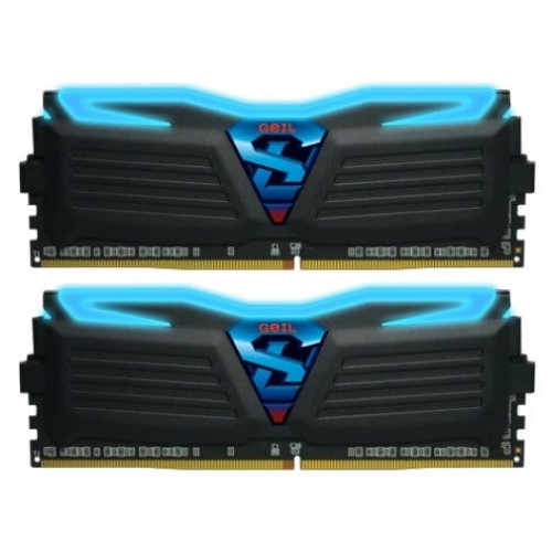 Оперативна пам'ять GeIL SUPER LUCE DDR4, 16GB Kit (2x 8GB), 2400MHz, CL16 (GLB416GB2400C16DC)
