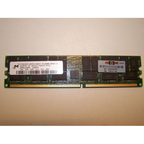 175919-042 Оперативна пам'ять HP 1GB PC1600 DDR-200MHz ECC Registered