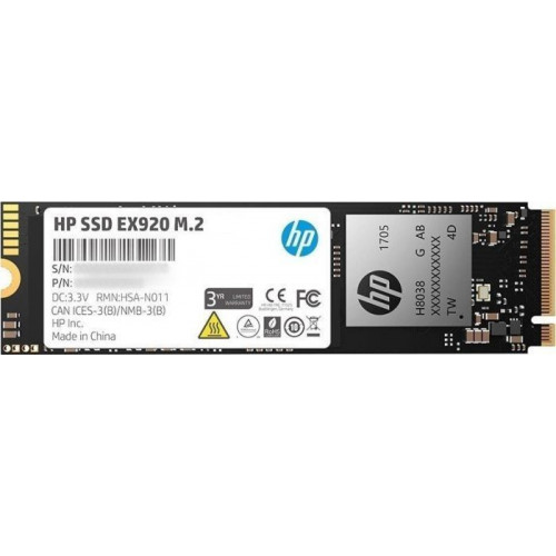 SSD Накопичувач HP EX920 256GB PCIe x4 NVMe (2YY45AA#ABB)