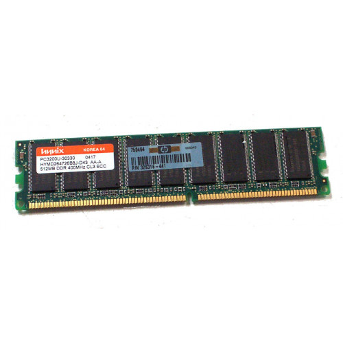 326316-441 Оперативна пам'ять HP 512MB DDR-400MHz ECC Unbuffered CL3