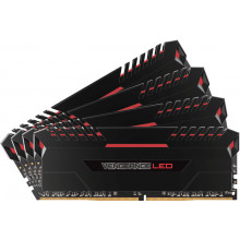 CMU32GX4M4A2666C16R Оперативна пам'ять Corsair Vengeance LED 32GB Kit (4x 8GB) DDR4-2666MHz CL16