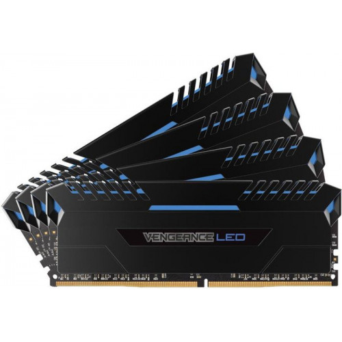 CMU32GX4M4C3000C15B Оперативна пам'ять Corsair Vengeance LED 32GB Kit (4x 8GB) DDR4-3000MHz CL15