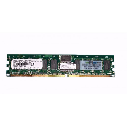 331561-041 Оперативна пам'ять HP 512MB PC2700 DDR-333MHz Registered ECC CL2.5