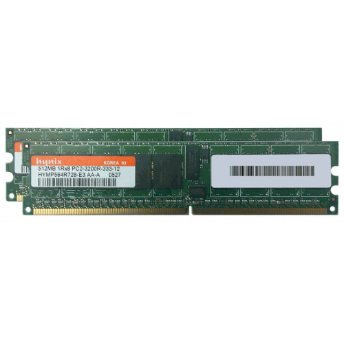 343055-B21 Оперативна пам'ять HP 1GB (2 x 512MB Kit) DDR2-400 MHz ECC Registered