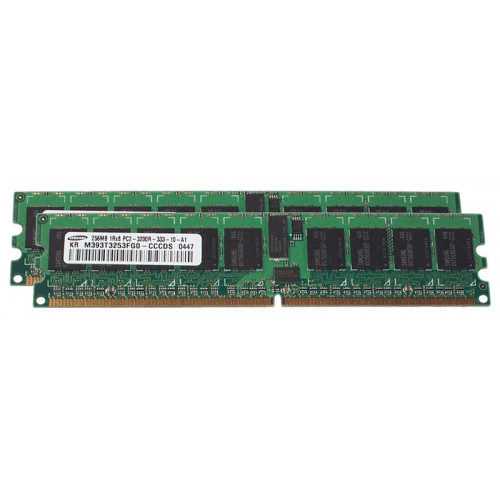 345112-051 Оперативна пам'ять HP 512MB PC2-3200 DDR2-400MHz ECC Registered