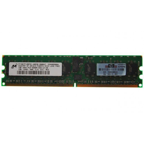 345113-851 Оперативна пам'ять HP 1GB PC2-3200 Reg DDR2 SDRAM DIMM