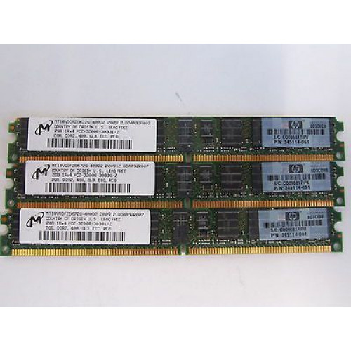 345114-061 Оперативна пам'ять HP 2GB PC2-3200 DDR2 SDRAM DIMM