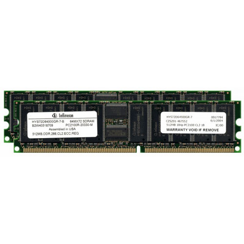 355521-B21 Оперативна пам'ять HP 512MB DDR-266MHz ECC Registered CL2.5 ML150