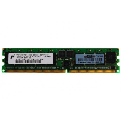 373028-851 Оперативна пам'ять HP 512MB DDR-400MHz ECC Registered CL3 DIMM