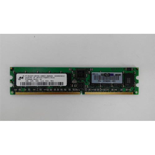 373029-051 Оперативна пам'ять HP 1GB 400MHz DDR PC3200 REG ECC SDRAM DIMM