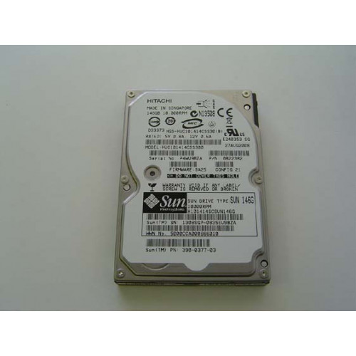 390-0377 Жорсткий диск Sun 146GB 2.5'' 10000 RPM SAS 390-0377 Жорсткий диск Sun 146GB 2.5'' 10000 RPM SAS