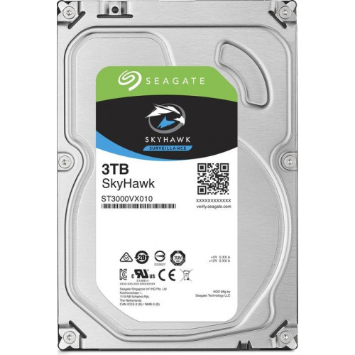Жорсткий диск Seagate SkyHawk 3TB 3.5'' SATA 6Gb/s (ST3000VX010)