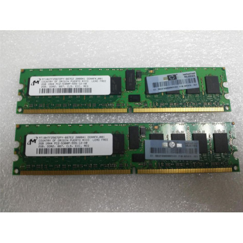 405476-061 Оперативна пам'ять HP 2GB PC2-5300 DDR2-667MHz ECC Registered CL5