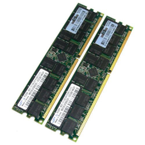 410939-001 Оперативна пам'ять HP 2GB PC3200 DDR-400MHz ECC Registered