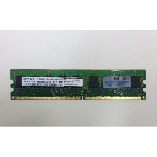 459341-001 Оперативна пам'ять HP 512MB DDR2-800MHz ECC Unbuffered