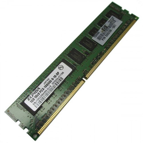 500208-561 Оперативна пам'ять HP 1GB DDR3-1333MHz ECC Unbuffered