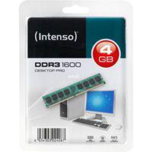 Оперативна пам'ять Intenso Desktop Pro DDR3, 4GB, 1600MHz, CL11 (5631150)