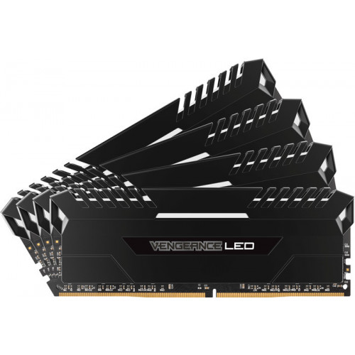 CMU64GX4M4C3000C15 Оперативна пам'ять Corsair Vengeance LED 64GB Kit (4x 16GB) DDR4-3000MHz CL15