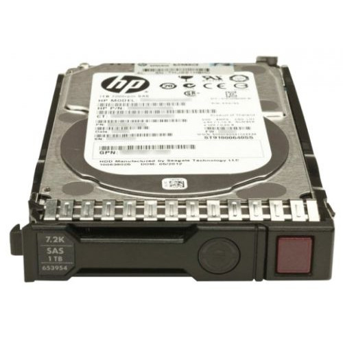 653947-001 Жорсткий диск HP 1TB 7.2K 3.5'' SAS 6Gb/s для Gen8 Gen9