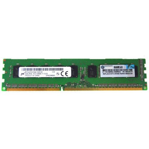 669238-071 Оперативна пам'ять HP 4GB DDR3 1600MHz CL11 ECC UNBUFFERED