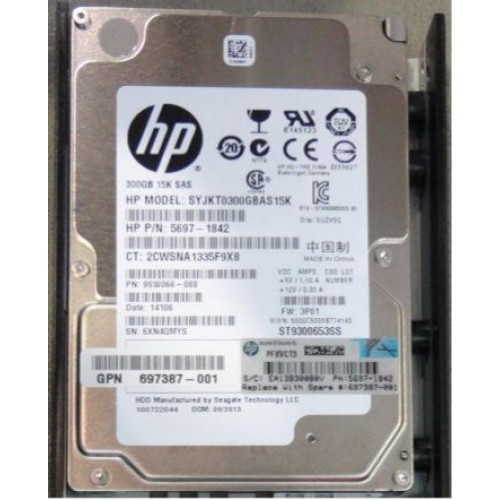 697387-001 Жорсткий диск HP 300GB 15K 2.5'' SAS 6Gb/s