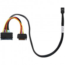 8643-8639-50 Кабель HighPoint SFF-8643 To U.2 SFF-8639 Cable For SSD7120 With 15Pin SATA Power
