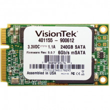 900612 SSD Накопичувач VisionTek 240GB SATA III 6BB/S Msata SSD Micron ASYNC MLC Flash