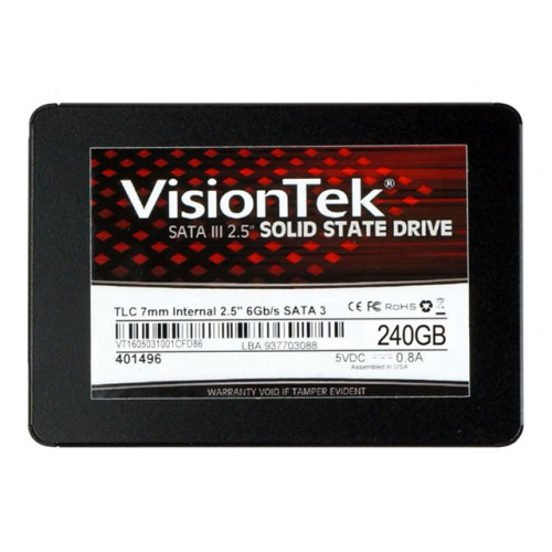 900878 SSD Накопичувач VisionTek 240GB SATA III SSD 2.5" TLC 7MM