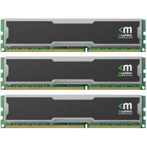Оперативна пам'ять Mushkin DDR3 3GB (3x1GB) 1333MHz, CL9, Silverline K3 (998767)