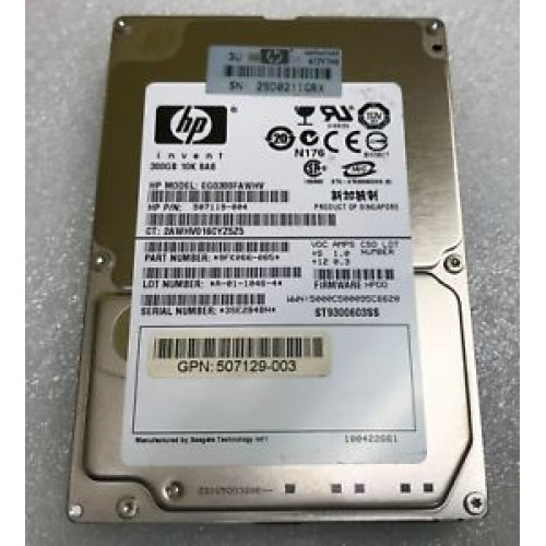 9FK066-085 Жорсткий диск HP Seagate Savvio 10K.3 300GB 2.5" SAS 6Gb/s 9FK066-085 Жорсткий диск HP Seagate Savvio 10K.3 300GB 2.5" SAS 6Gb/s