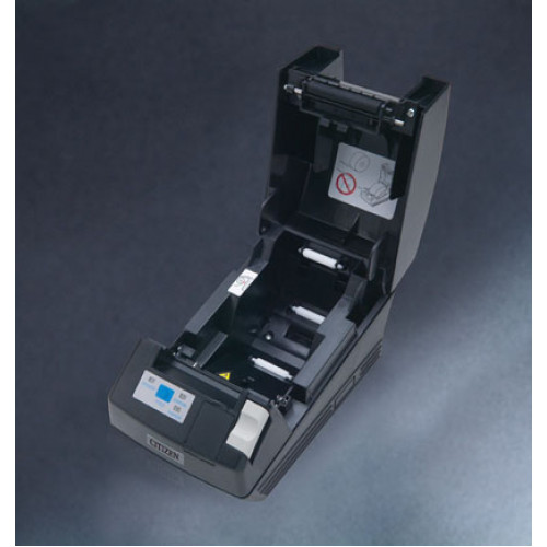 Термопринтер для этикеток с USB и автообрезкой CITIZEN CTS281UBEBKPLM1 черный
