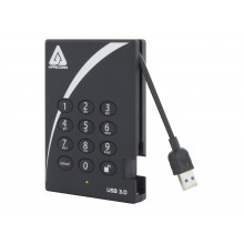 A25-3PL256-S4000 SSD Накопичувач Apricorn 4TB Aegis Padlock SSD USB 3.0 AES XTS Encrypted Portable Drive