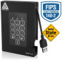 A25-3PL256-S4000F SSD Накопичувач Apricorn Aegis Fortress FIPS 140-2 Validated 4TB, USB 3.0