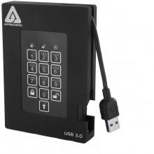 A25-3PL256-S4000F SSD Накопичувач Apricorn Aegis Fortress FIPS 140-2 Validated 4TB, USB 3.0