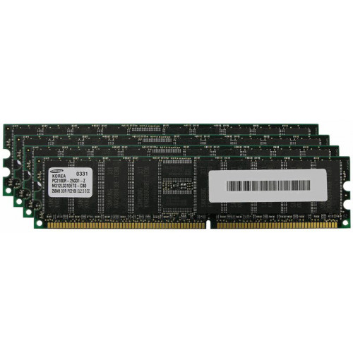 AB542A Оперативна пам'ять HP 1GB Kit (4x256MB) PC2100 DDR-266MHz ECC Registered