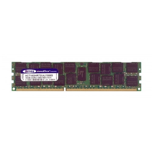ACT16GHR72U4J1866S Оперативная память ACTICA 16GB DDR3 LRDIMM 1866MHz CL11