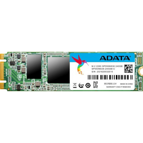 SSD Накопичувач ADATA Premier SP550 240GB, M.2 (ASP550NS38-240GM-C)