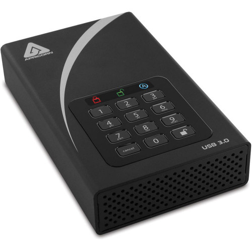 ADT-3PL256-1000 Жорсткий диск Apricorn 1TB Aegis Padlock DT USB 3.0