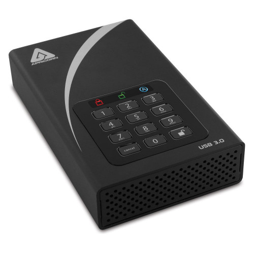 ADT-3PL256-8000 Жорсткий диск Apricorn 8TB Aegis Padlock DT USB 3.0