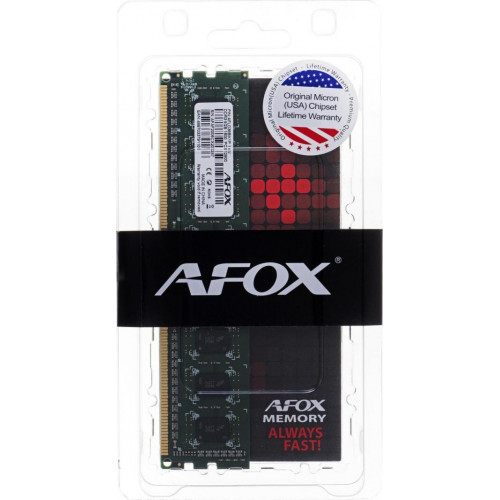Оперативна пам'ять AFOX DDR3, 8 GB, 1600MHz, CL11 (AFLD38BK1L)