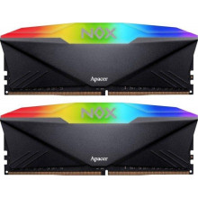 Оперативна пам'ять Apacer NOX RGB, DDR4, 16 GB, 3200MHz, CL16 (AH4U16G32C28YNBAA-2)