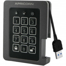 ASSD-3PL256-120F SSD Накопичувач Apricorn Aegis 120GB Padlock USB 3.0