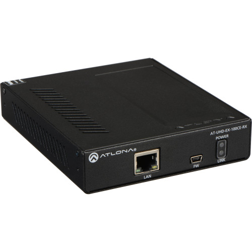 AT-UHD-EX-100CE-RX приемник видеосигнала ATLONA 4K/UHD HDMI Over HDBaseT Receiver with Control and PoE (100m)