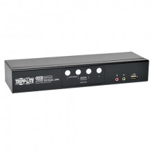 B004-DUA4-HR-K KVM переключатель Tripp Lite 4-Port DVI Dual-Link / USB KVM Switch with Audio and Cables