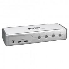 B004-DUA4-K-R KVM переключатель Tripp Lite 4 Port KVM Compact Switch-DVI / USB with Audio/Cable
