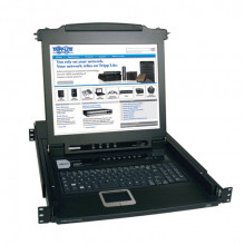 B020-008-17 KVM переключатель Tripp Lite NetDirector 8-Port 1U Rack-Mount Console KVM Switch with 17-in. LCD