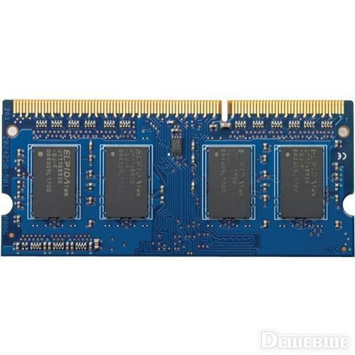 B0S91AV Оперативна пам'ять HP 2GB DDR3-1600MHz non-ECC Unbuffered CL11 SO-DIMM