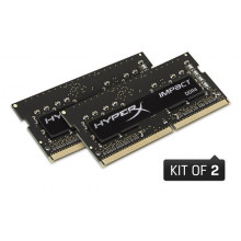 HX424S14IB2K2/16 Оперативна пам'ять Kingston 16GB 2400MHZ DDR4 CL14 SO-DIMM Kit Of 2 HyperX Impact