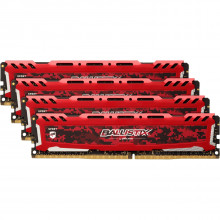 BLS4K8G4D30AESEK Оперативна пам'ять CRUCIAL Ballistix 32GB Sport LT Series DDR4 3000MHz SR UDIMM Kit (4 x 8GB, Red)